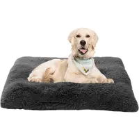 Sonstiges Hundematratze Katzenbett Hundesofa Hundekissen Hundekorb Hundematte Waschbar Zwinger-Auflage Haustier-Bett-Matte Dunkelgrau 120x90x10cm