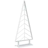 Syfax Metall-Weihnachtsbaum mit Ständer KUOPIO 125 cm Stahl Weiß