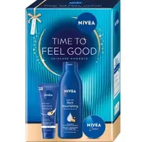 Nivea Time to Feel Good Geschenkset zum nähren und Feuchtigkeit spenden