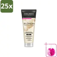 John Frieda 25 x Blonde+ Repair Bond Building Conditioner - 250 ml - Sparpackung - 25 Stücke
