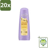 Unilever 20 x Andrélon Stralend Blond Conditioner - 200 ml - Großpackung - 20 Stücke
