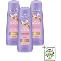 Unilever 3 x Andrélon Extra Glans Conditioner - 200 ml - Vorratspackung - 3 Stücke