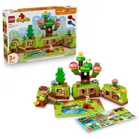 LEGO DUPLO Waldentdeckung mit Wildtieren, 10480, Lernspiel für Kinder ab 3 Jahren, Bauklotzspielzeug
