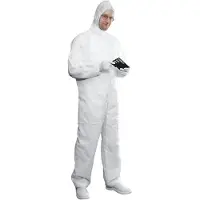 Dripio Overall Easy – 50 Stück Einweg-Schutzanzug, weiß, Kategorie 1