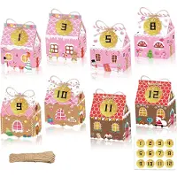 Dripio 12 leere Adventskalender-Boxen zum Befüllen, DIY, Weihnachten, 2025