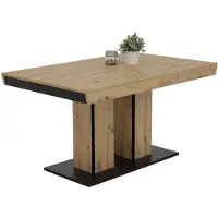 Dripio Esstisch ausziehbar Artisan Eiche 76x90x140-220 cm