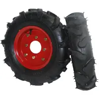 Dripio Luftreifen 400x8 Zoll für Motorhacken, schwarz