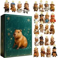 Dripio Capybara Adventskalender 2025, 2D Acryl, Weihnachtsdeko