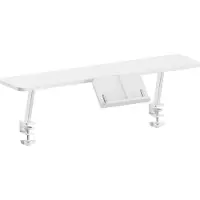 OEM Schreibtisch-Aufsatz mit Buchhalter, Weiß, 90x20 cm