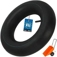 Dripio Schubkarren-Schlauch 4.00-8, Gummi, Ø 35 cm, schwarz