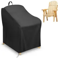 Sonstiges Schutzhülle Gartenstuhl Adirondack Oxford 420D wasserdicht UV-beständig Schwarz L76xW83xH99cm