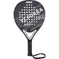 FZ Forza Padel-Schläger Champion Spin, gewebter Graphit 18K, matte Oberfläche, fester EVA-Schaum, Diamantform, Schwarz