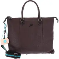 Gabs Leder Schultertasche G3 Plus TG Bull Black Shoulder Bag Moka dunkelbraun