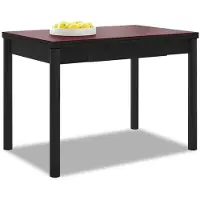 OEM Ausziehbarer Küchentisch Bordeaux 90x50 cm Glasplatte