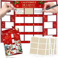 Dripio Kratz-Adventskalender 2025, 24-teilig, Bastelkalender zum Selbstbefüllen