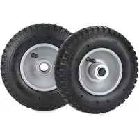 Dripio Schubkarrenrad 2.50-4, 2er Set, Luftreifen, Stahlfelge, bis 100 kg