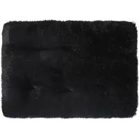 Sonstiges Hundebett Rechteckig Flauschig Plüsch XS 45x30cm Schwarz