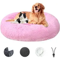 Sonstiges Hundebett Flauschig Waschbar Ø100cm Bright Pink