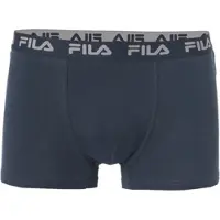 FILA Boxershorts "MAN BOXER SHORTS", Herren, Gr. XXL, blau (navy), Obermaterial: 95% Baumwolle, 5% Elasthan, unifarben, eng, Unterhosen Boxershorts, mit elastischem Logobund