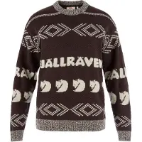 Fjällräven Jacquard Knit W black oak-light beige (294-191) XXS