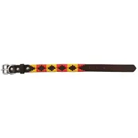Lexhis 2.5 Cm Leather Navajo Hundehalsband