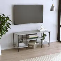 Merkloos TV-Schrank, Grau, mit Stauraum