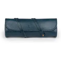 Solier Gebundene Ledermappe SA52 navy blau