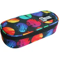 St.Majewski ST.RIGHT Mäppchen Federmäppchen Schülermäppchen mit Reißverschluss Schule Case - Colorful Dots PC1 Jugendliche Mädchen und Jungs bunt