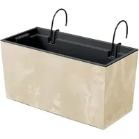 Prosperplast Urbi Case Beton Effect W Collection 39.5x18.5x19.5 Cm Blumentopf