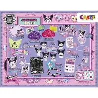 Craze Kuromi Adventskalender für Kinder – 24 Überraschungen mit 3D-Sammelfiguren, Schmuck, Perlen, Schrein und Slime