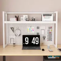 Sonstiges Schreibtischregal 120cm Weiß Einzelne Ebene für Wohnheim & Büro