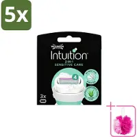Wilkinson 5 x Intuition Sensitive Care Ersatzklingen für empfindliche Haut - Sparpackung - 5 Stücke