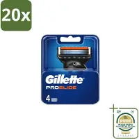 Gillette 20 x Fusion5 ProGlide Ersatzklingen - Vorratspackung - 20 Stücke