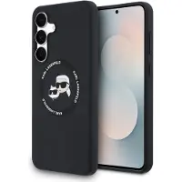 Karl Lagerfeld Silikon Karl&choupette Heads Magsafe Handyhülle Für Samsung Galaxy S25 Fe