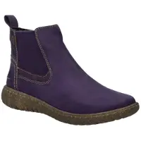 Josef seibel Stiefelette "Angelina 01, purple", Damen, Gr. 40, lila, Obermaterial: 100% Rindsleder Leather cow., Schuhe Stiefelette