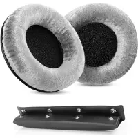 Markenlos Ohrpolster für Beyerdynamic DT770, DT880 und DT990, bequem, Grau/Schwarz
