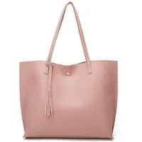 Merkloos Omgoods – Wasserdichte, weiche Handtasche aus Leder für Damen mit großem Fassungsvermögen