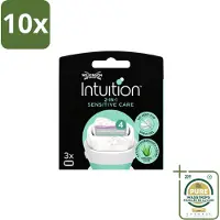 Wilkinson 10 x Intuition Sensitive Care Ersatzklingen für empfindliche Haut - Vorratspackung - 10 Stücke