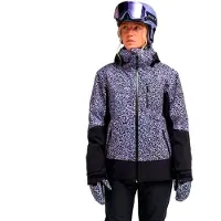 Roxy Snowboardjacke "20K Ice Haven", Damen, Gr. L, twilight lila wildin out, Obermaterial: 100% Polyester., Jacken Snowboardjacke