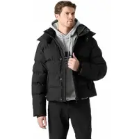 Helly Hansen für Herren. 54603 Gesteppte Jacke Saxon Peak schwarz (M), Lässig, Polyester