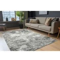Obsession Teppich "Posh 305", grau, B:230cm H:12mm L:330cm, Polyester, Teppiche, Teppich, modernes Design, bedruckte Qualität, Wohnzimmer