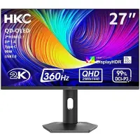 HKC PC-Gaming-Monitor GS27QES, 27 Zoll, QHD, OLED-Panel, 360 Hz, 0,03 ms