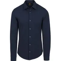 BOSS Mysoft Overhemd Dunkelblau
