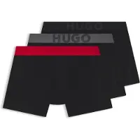 HUGO 50570922 Red Boxershorts 3 Einheiten