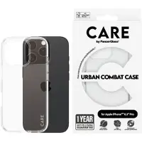 CARE by PanzerGlass CARE BY Handyhülle "Urban Combat Case für Apple iPhone 16 Pro", transparent, Smartphones, Hüllen, Backcover, Schutzhülle, Handyschutzhülle, Case, Schutzcase, stoßfest, Handyhülle