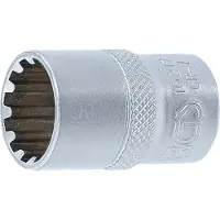 Bgs 10217 Steckschlüssel-Einsatz "Gear Lock", 12,5 (1/2), 17 mm