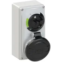 Pce 6125-7 CEE-Steckdose abschaltbar kompakt 32A 5p 7h IP44/IP54 61257