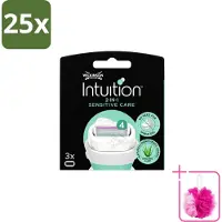 Wilkinson 25 x Intuition Sensitive Care Ersatzklingen für empfindliche Haut - Sparpackung - 25 Stücke