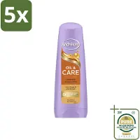 Unilever 5 x Andrélon Oil & Care Conditioner für trockenes und krauses Haar 200 ml - Vorratspackung - 5 Stücke