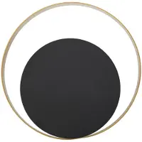 Mauro Ferretti Wandleuchte Shuttle E14 25x8x25 cm gold schwarz